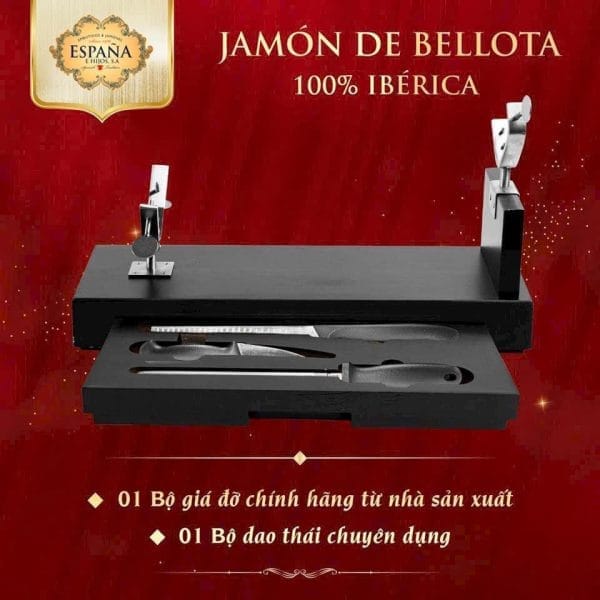 ĐÙI HEO MUỐI JAMÓN DE BELLOTA IBÉRICO 100% - Hình ảnh 5