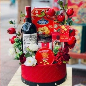 SET QUÀ TẾT  ĐỎ SANG TRỌNG