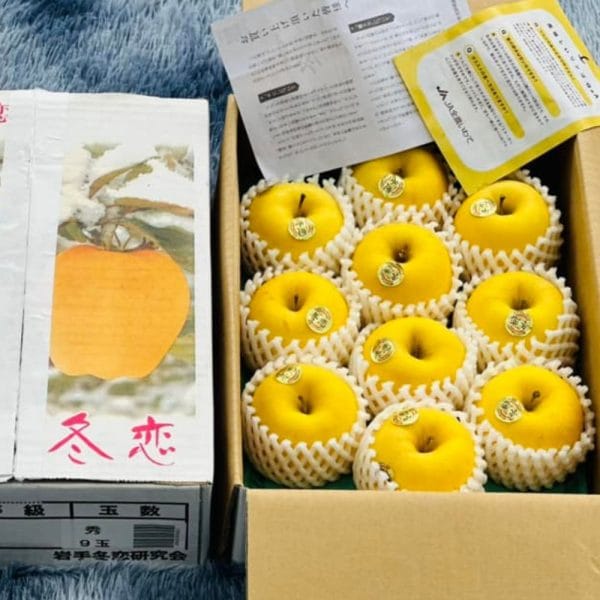 TÁO MẬT VÀNG NHẬT THÙNG TRẮNG ( 1KG )