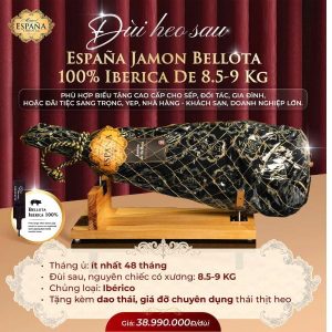 ĐÙI HEO MUỐI JAMÓN DE BELLOTA IBÉRICO 100%