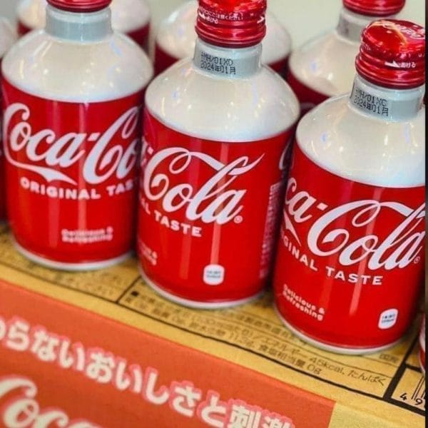 COCA NHẬT BẢN - CHAI NHÔM CAO CẤP - Hình ảnh 2