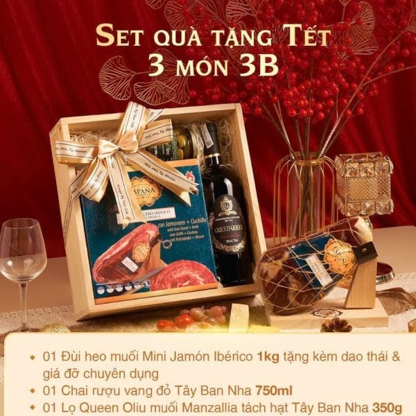SET QUÀ TẶNG TẾT 3 MÓN 3B
