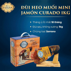 ĐÙI HEO TRẰNG MUỐI MINI JAMÓN CURADO 1KG