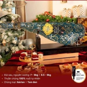 ĐÙI HEO MUỐI JAMÓN DE BELLOTA IBÉRICO 100%