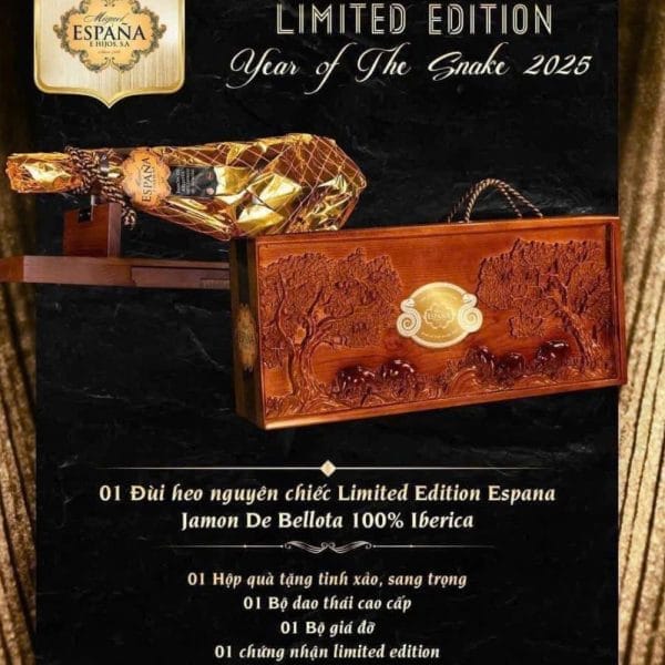 ĐÙI HEO LIMITED EDITION YEAR OF THE SNAKE 2025 100% IBÉRICO - Hình ảnh 3