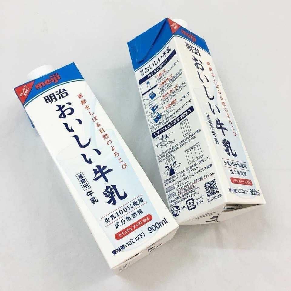 SỮA TƯƠI MEJI THANH TRÙNG ( HỘP 900ML)