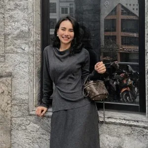 SET ĐẦM GIỮ NHIỆT MÀU XÁM