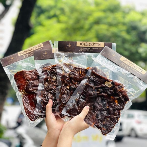 BÒ BẮP ƯỚT CHÁY TỎI ( GÓI 200GR ) - Hình ảnh 4
