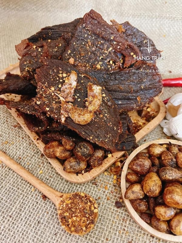 BÒ MIẾNG ƯỚT CHÁY TỎI ( GÓI 200GR) - Hình ảnh 2
