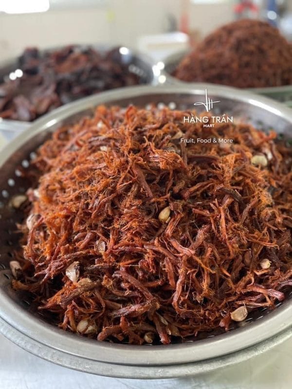 BÒ SỢI ƯỚT CHÁY TỎI ( GÓI 200GR ) - Hình ảnh 2