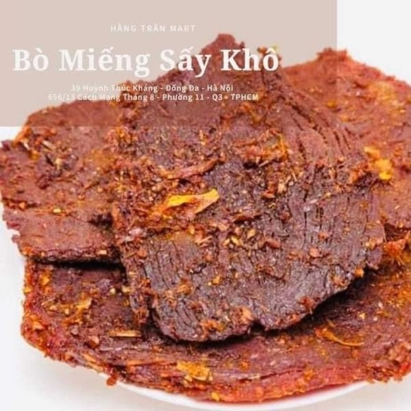BÒ MIẾNG SẤY KHÔ ( GÓI 200GR ) - Hình ảnh 2