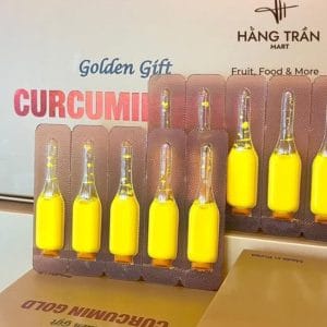 TINH NGHỆ NANO CURCUMIN GOLD GOLDEN GIFT HỘP 100 ỐNG X 2ML