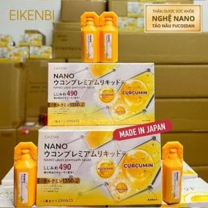 Nghệ Nano Curcumin Nhật Bản (HỘP 15 TÉP )