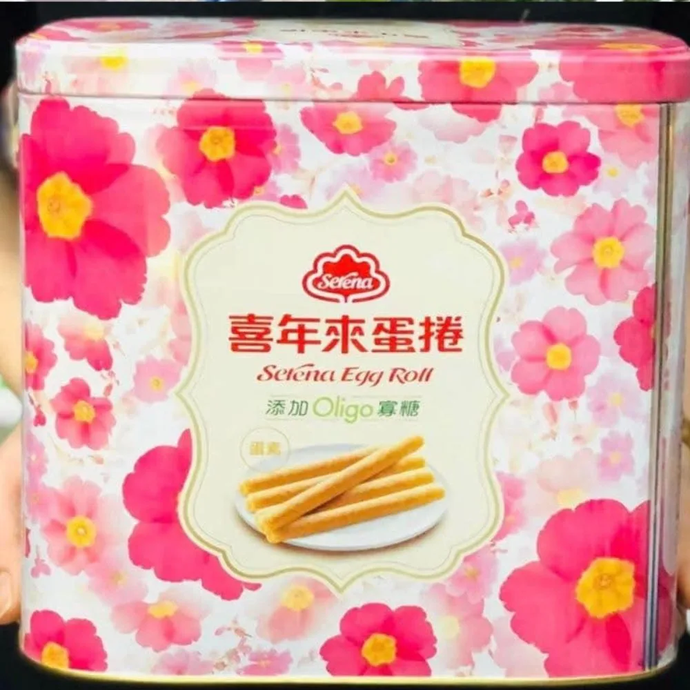 BÁNH QUẾ TRỨNG CUỘN SERENA HOA MẪU ĐƠN