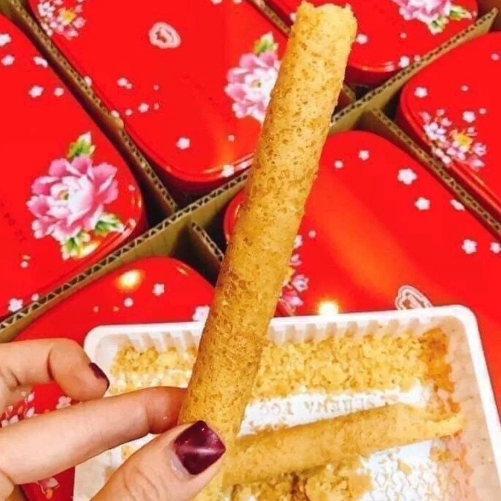 BÁNH QUẾ TRỨNG CUỘN SERENA HOA MẪU ĐƠN - Hình ảnh 3