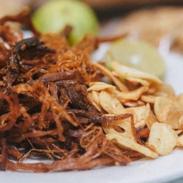 HEO KHÔ CHÁY TỎI ( HỘP 500GR ) - Hình ảnh 3