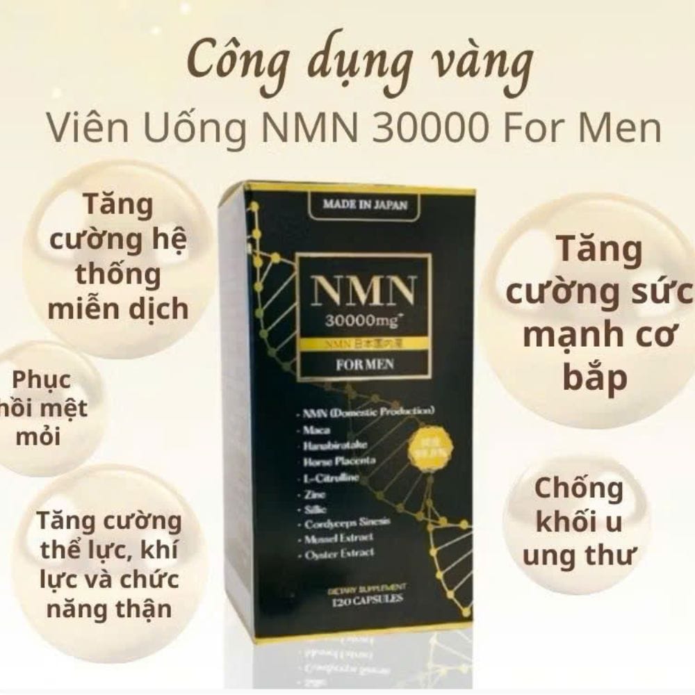NMN 30000+ FOR MEN - Hình ảnh 4