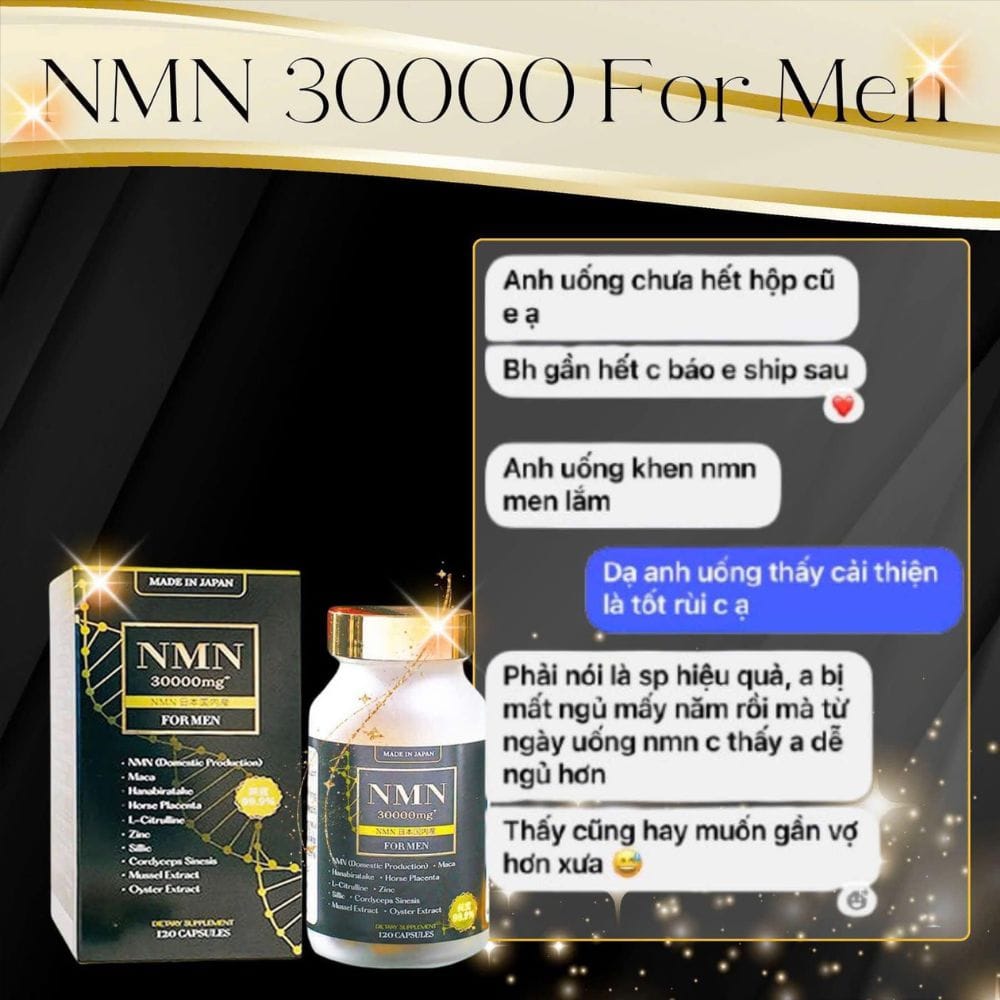 NMN 30000+ FOR MEN - Hình ảnh 5