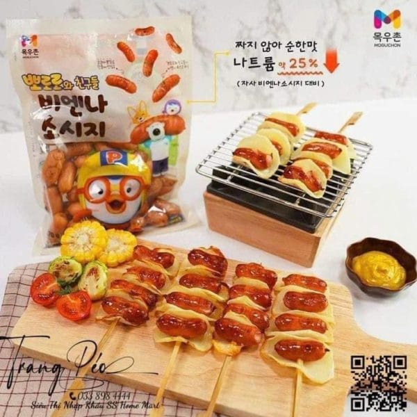 Xúc Xích Sạch Trẻ Em Poporo Hàn Quốc - Hình ảnh 3