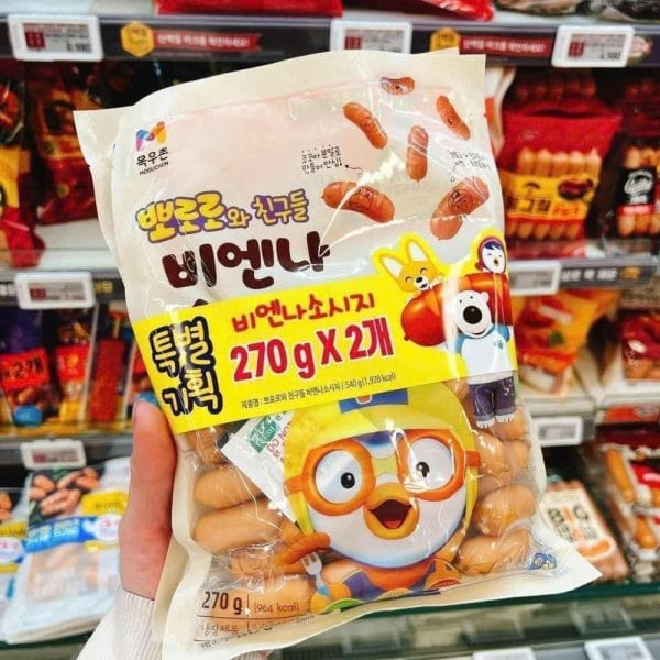 Xúc Xích Sạch Trẻ Em Poporo Hàn Quốc - Hình ảnh 2