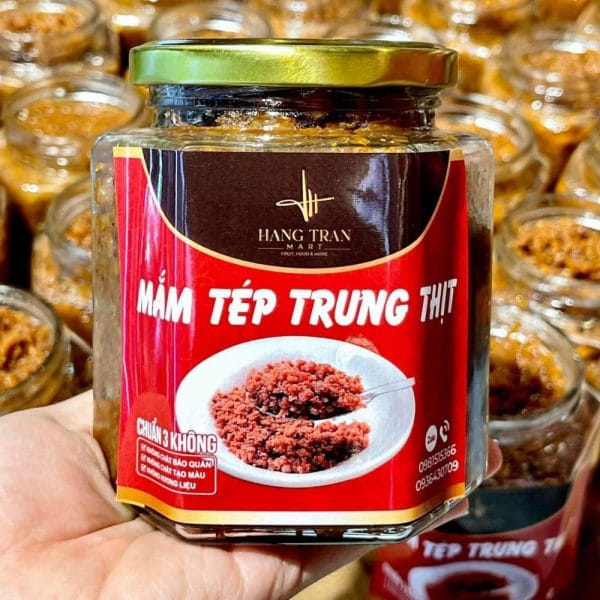 Mắm Tép Trưng Thịt ( lọ 400gr)