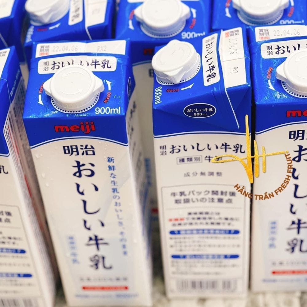 SỮA TƯƠI MEJI THANH TRÙNG ( HỘP 900ML) - Hình ảnh 3