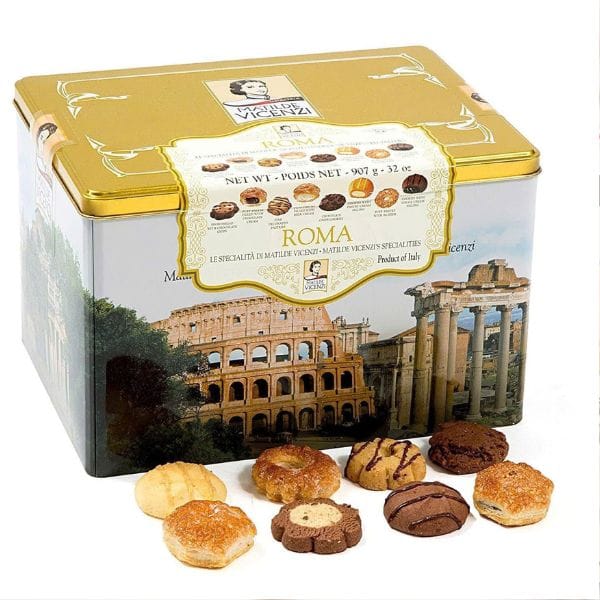 BÁNH HỘP QUÀ VICENZI ROMA THƯỢNG HẠNG ( HỘP 907gr )- 4286