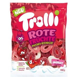 Kẹo Dẻo Trolli Rote Fruchte Mini Ringe ( 150gr )