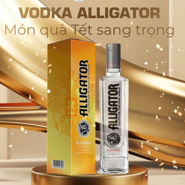 RƯỢU VODKA CÁ SẤU ĐEN