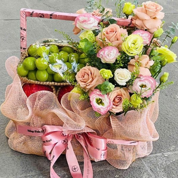 GIỎ HOA QUẢ BIẾU TẶNG 12