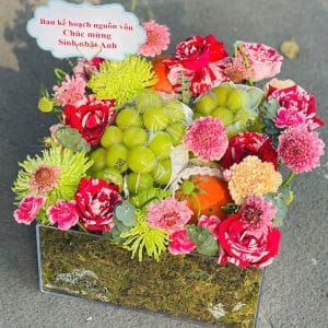 GIỎ HOA QUẢ BIẾU TẶNG 17
