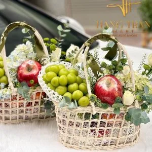 GIỎ HOA QUẢ BIẾU TẶNG 04
