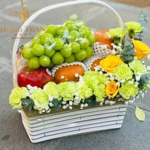 GIỎ HOA QUẢ BIẾU TẶNG 06