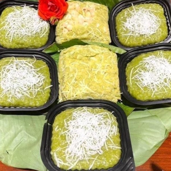 CỐM XÀO CỐT DỪA LÁ NẾP DỪA - Hình ảnh 2