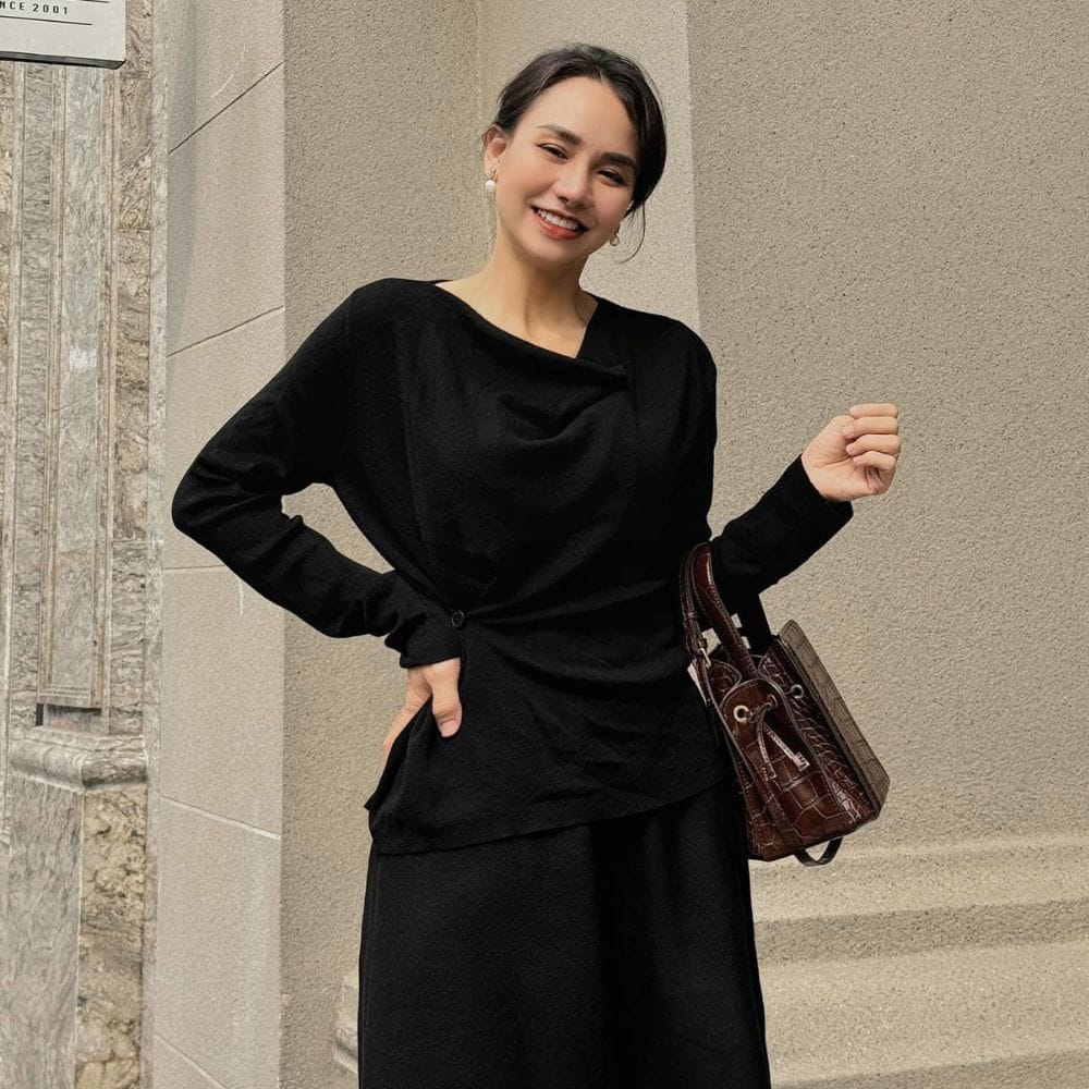 SET ĐẦM GIỮ NHIỆT MÀU ĐEN