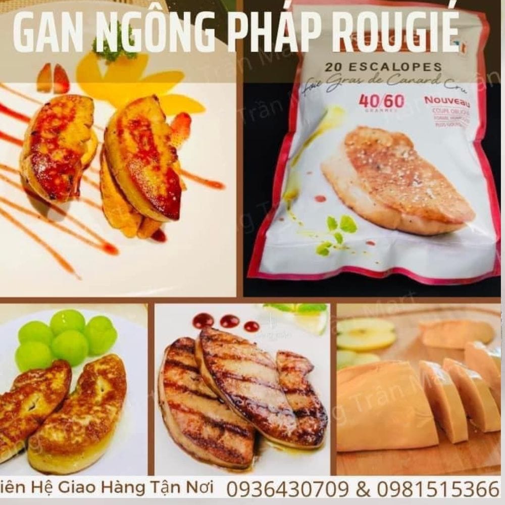 Gan Ngỗng Thái Lát Pháp Rougie 40/60
