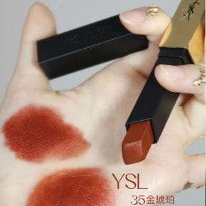 Son YSL Rouge Pur Couture The Slim 35 Loud Brown Màu Cam Cháy