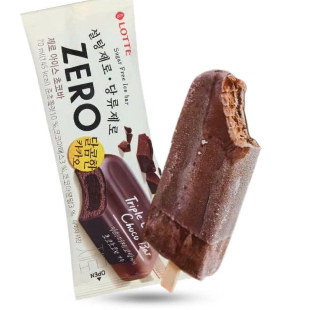 KEM CÂY ZERO SUGAR LOTTE HÀN QUỐC VỊ SOCOLA ( CÂY)