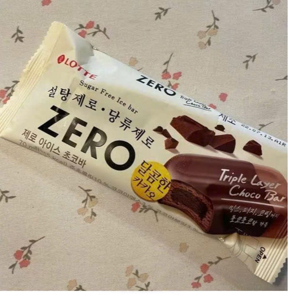 KEM CÂY ZERO SUGAR LOTTE HÀN QUỐC VỊ SOCOLA ( CÂY) - Hình ảnh 3