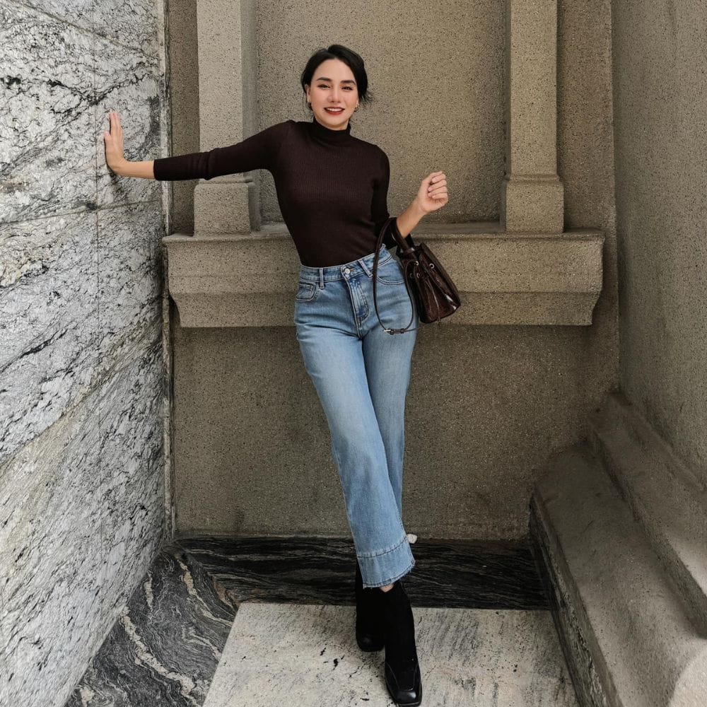 ÁO GIỮ NHIỆT LÓT LÔNG HÀN QUỐC ( MÀU NÂU TÂY ) - Hình ảnh 2