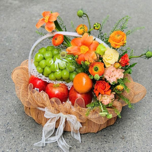 GIỎ HOA QUẢ BIẾU TẶNG 52 - Hình ảnh 2