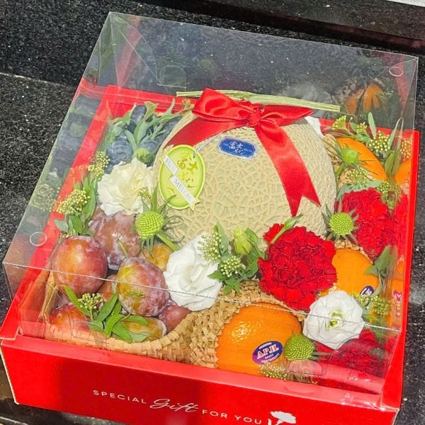 GIỎ HOA QUẢ BIẾU TẶNG 56 - Hình ảnh 2