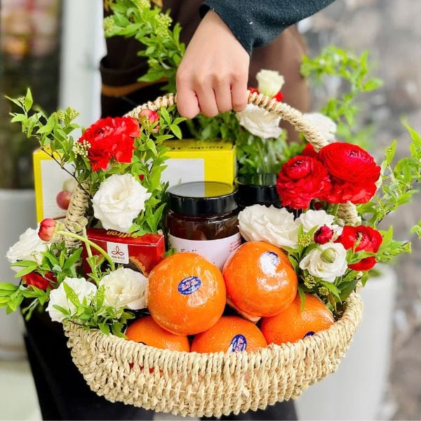 GIỎ HOA QUẢ BIẾU TẶNG 59