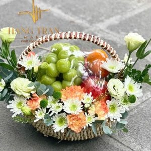 GIỎ HOA QUẢ BIẾU TẶNG 66
