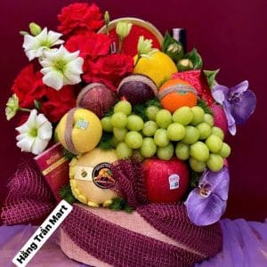 Giỏ hoa quả biếu tặng