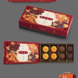 Bánh Trung Thu LAVA Mix 4 Vị ( hộp 8 bánh)