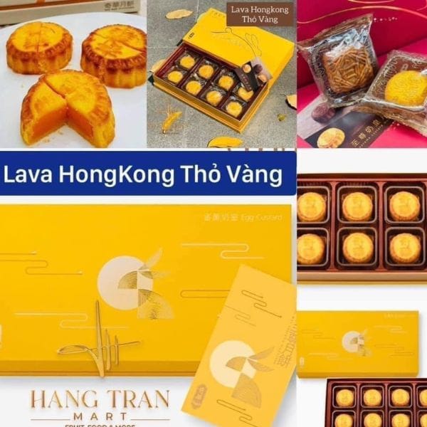Bánh Trung Thu Lava Thỏ Vàng hộp 8 bánh - Hình ảnh 5