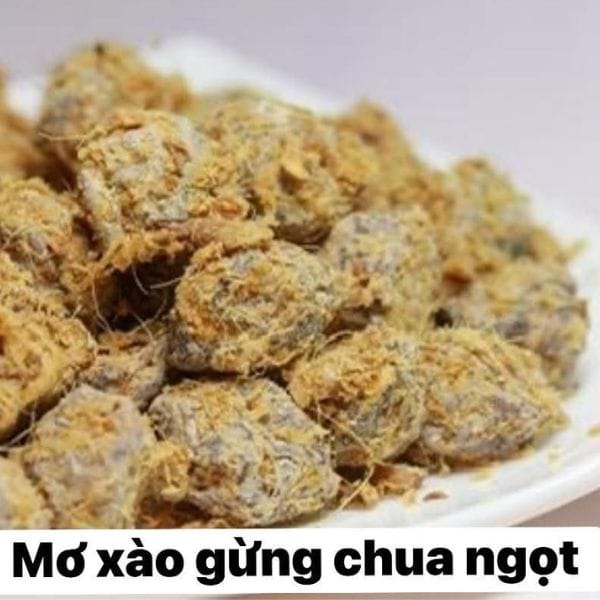Mơ Xào Gừng Chua Ngọt ( Hộp 350gr) - Hình ảnh 4