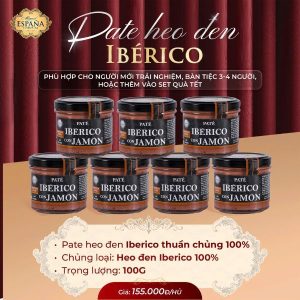 Pate Heo Đen Iberico thuần chủng